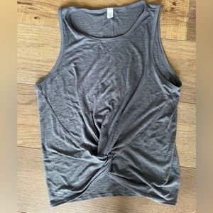 Tie front lululemon tank.